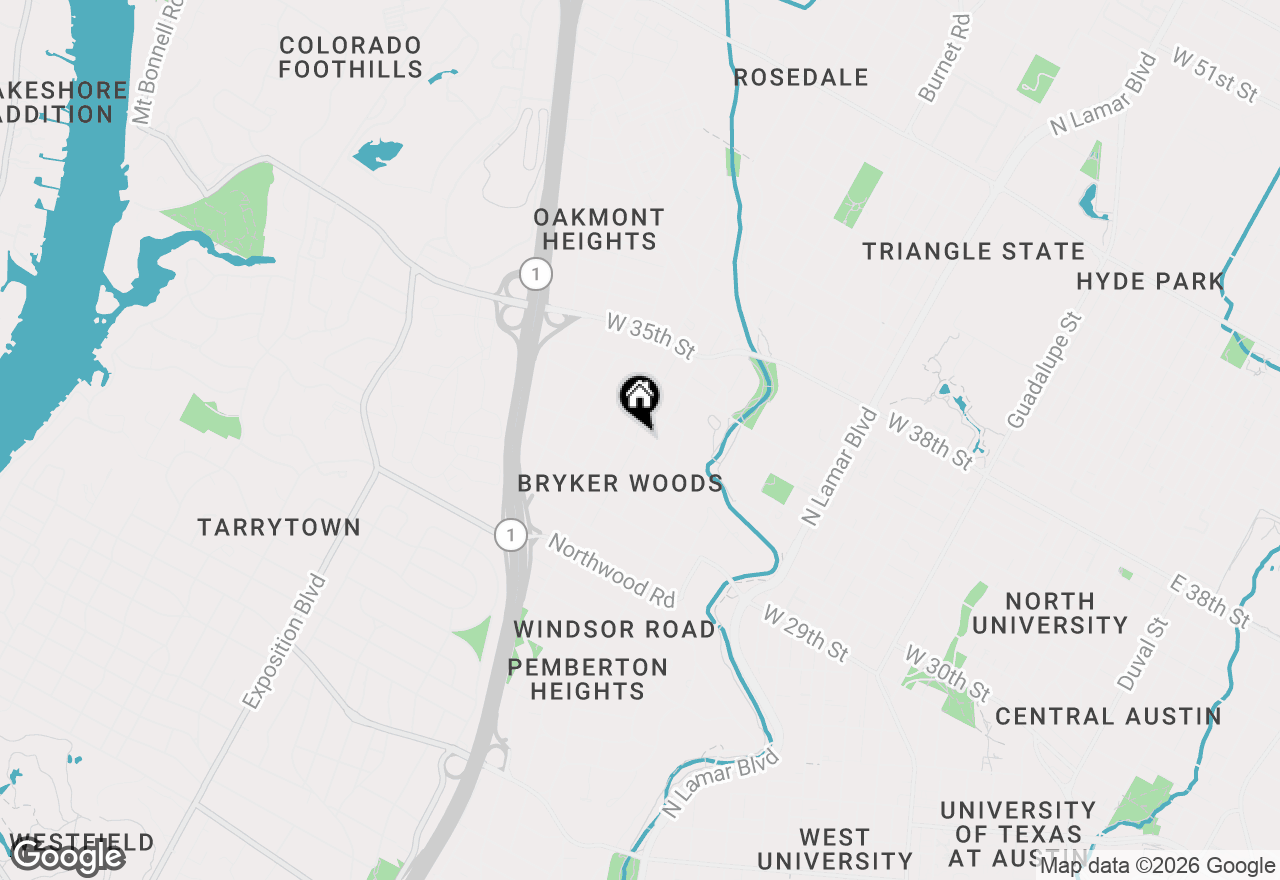 Map of 3201 Glenview Ave, Austin, TX 78703