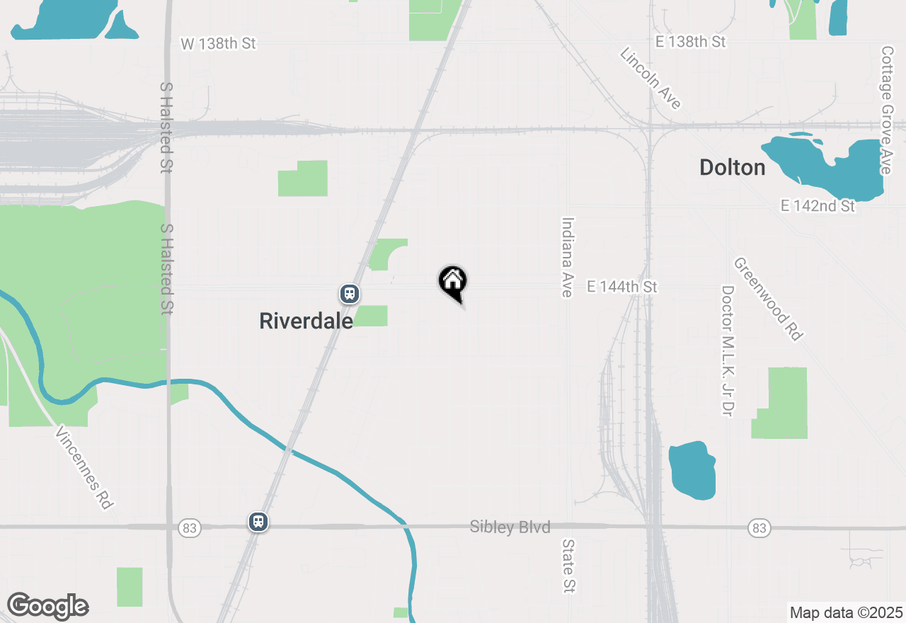 Map of 14425 S Clark Street, Riverdale, IL 60827