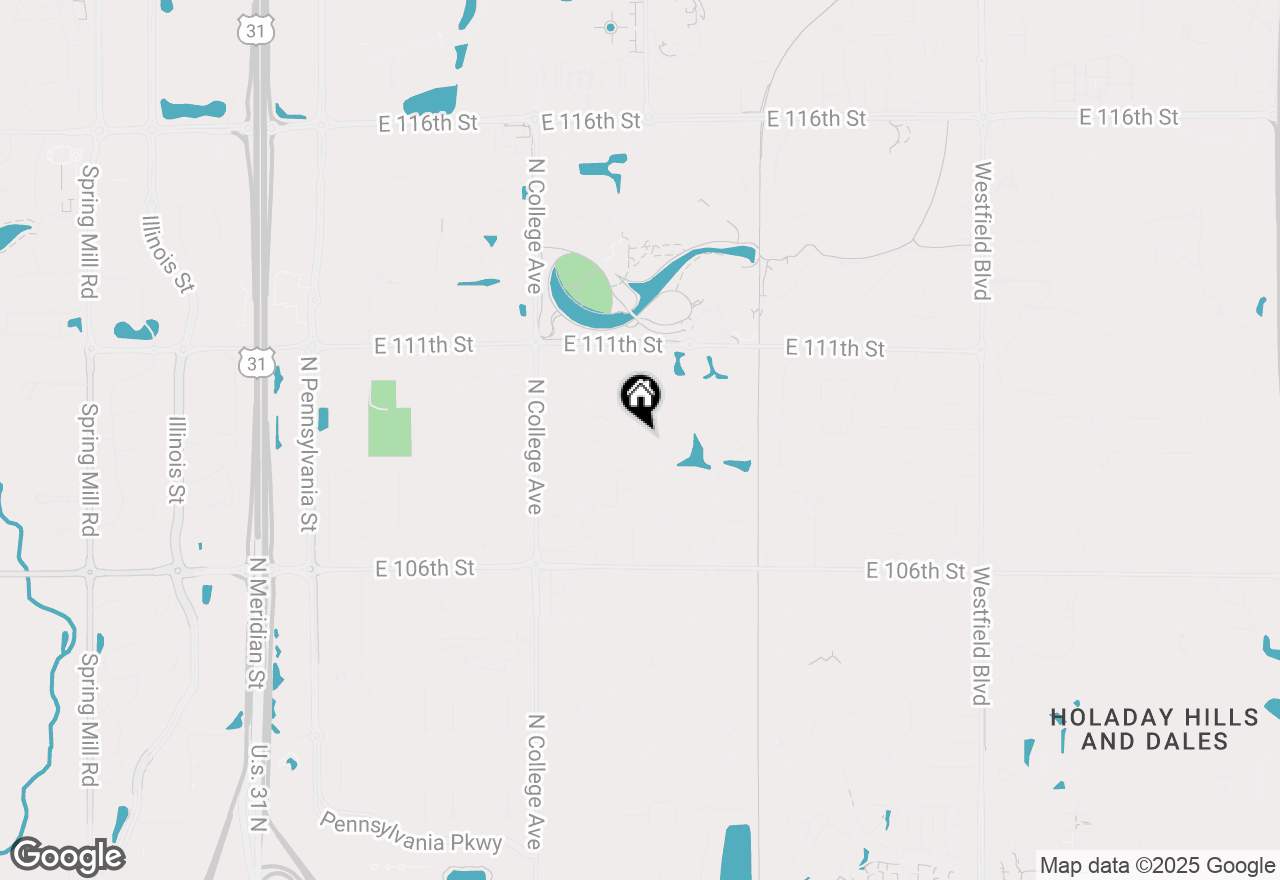 Map of 10765 Belmont Circle, Carmel, IN 46280