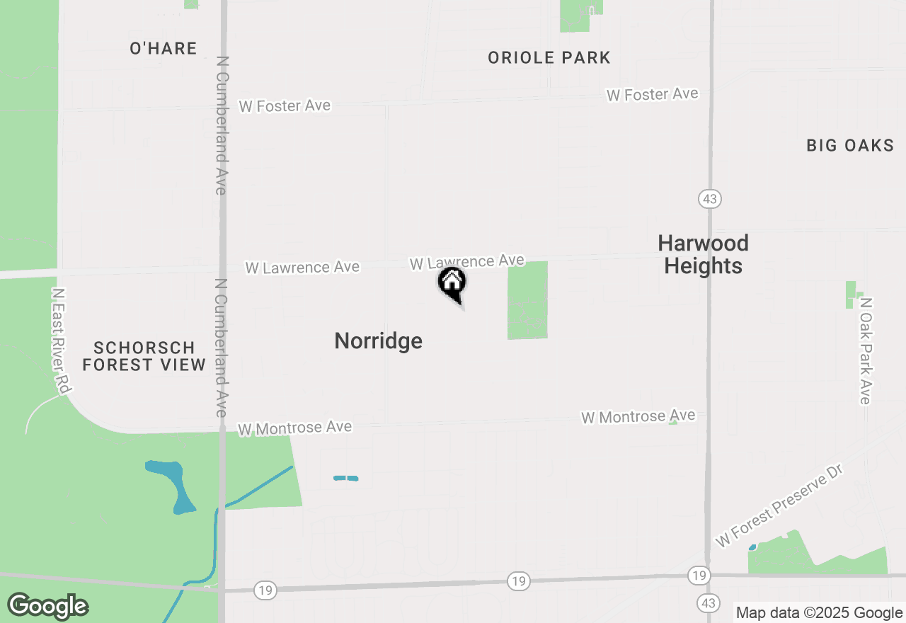 Map of 4645 N Opal Avenue, Norridge, IL 60706