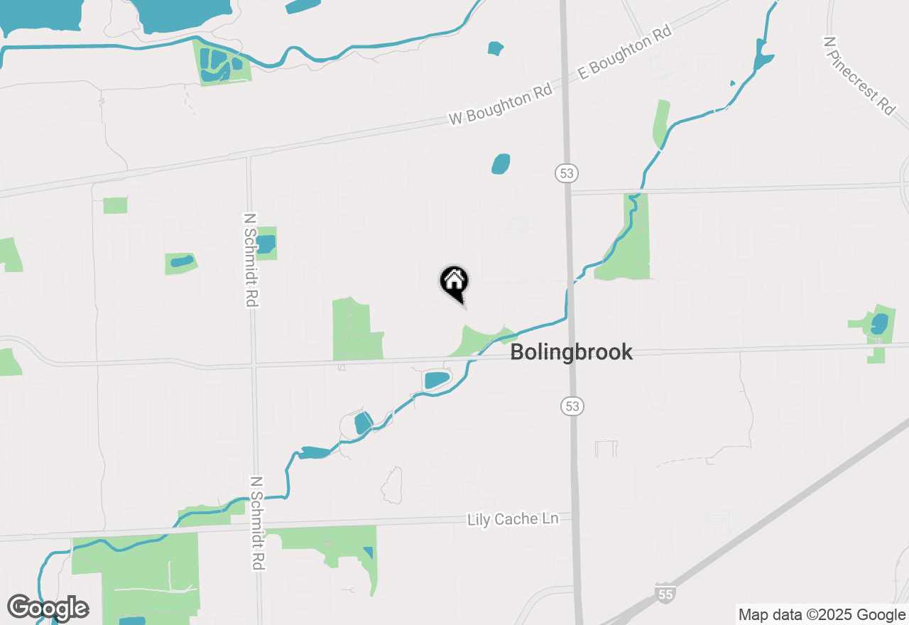 Map of 232 Grant Drive, Bolingbrook, IL 60440