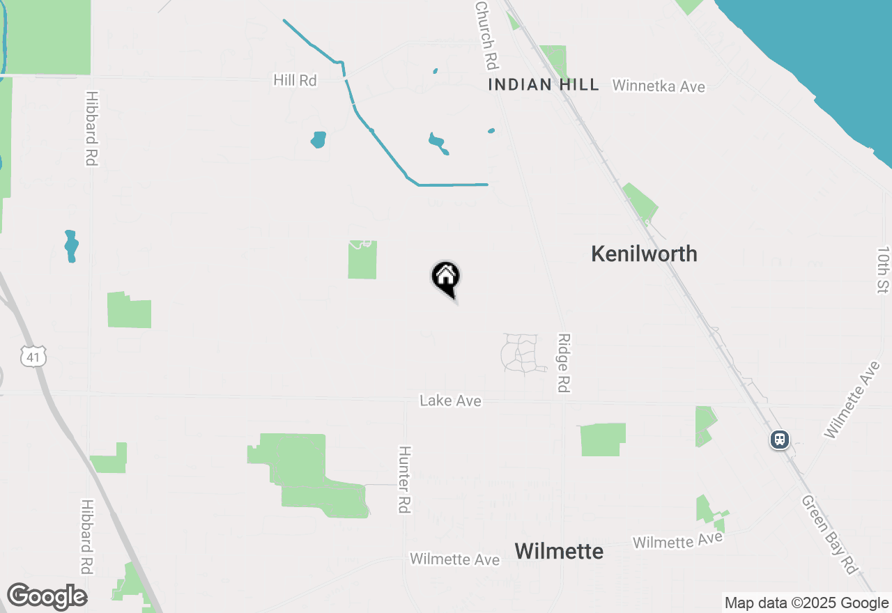 Map of 2150 Greenwood Avenue, Wilmette, IL 60091