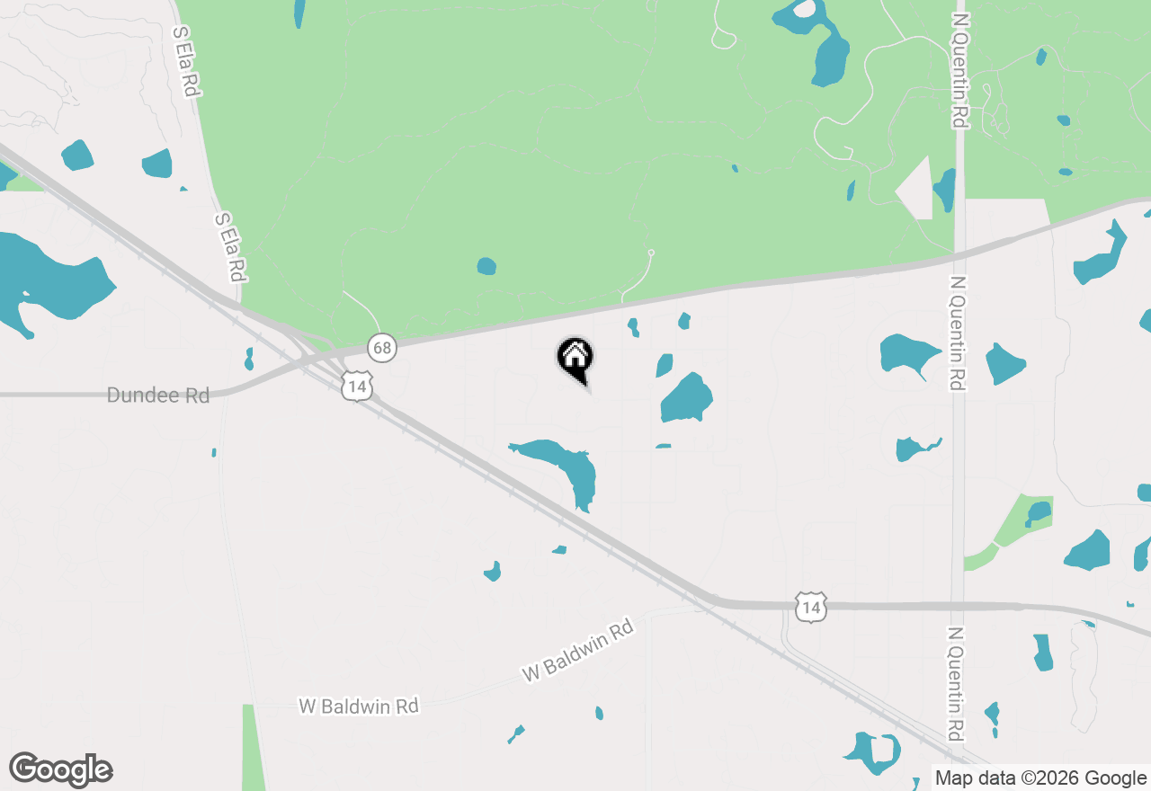 Map of 1228 N Jack Pine Court, Palatine, IL 60067