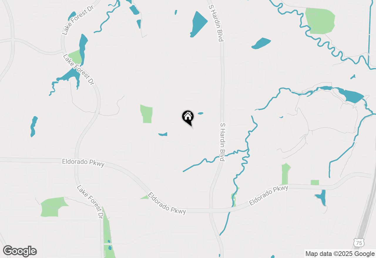 Map of 3404 Provine Road, Mckinney, TX 75072