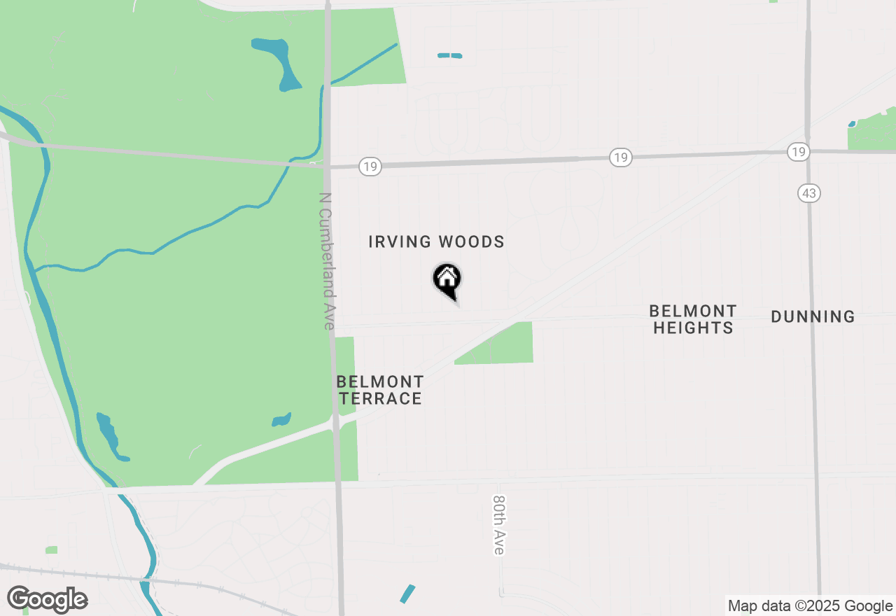 Map of 3618 N Panama Avenue, Chicago, IL 60634