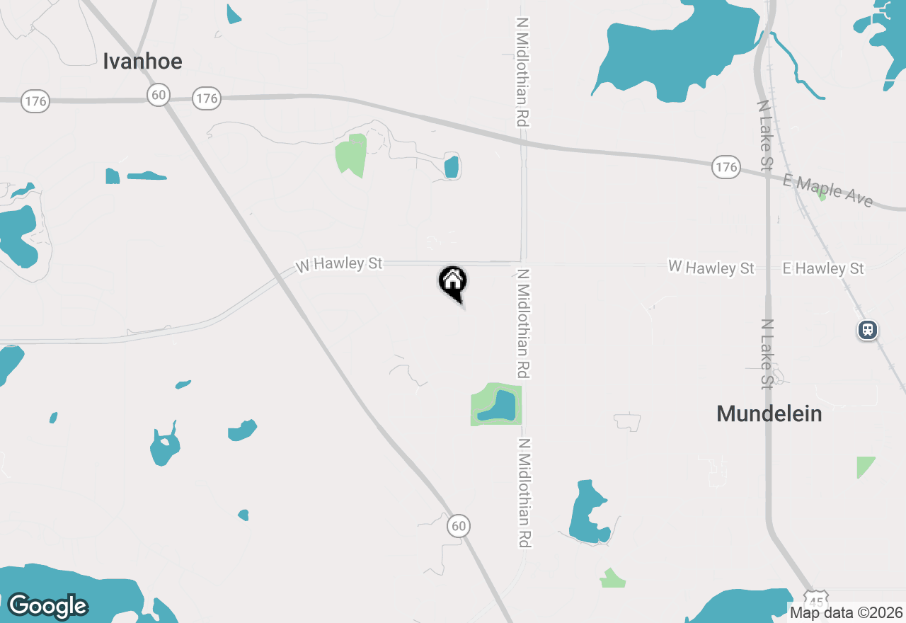 Map of 284 Bingham Circle, Mundelein, IL 60060