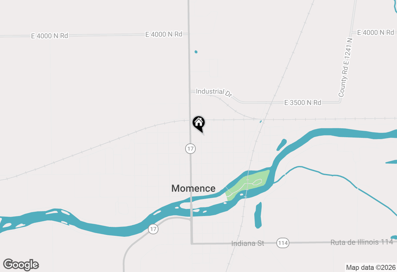 Map of 519 N Locust Street, Momence, IL 60954