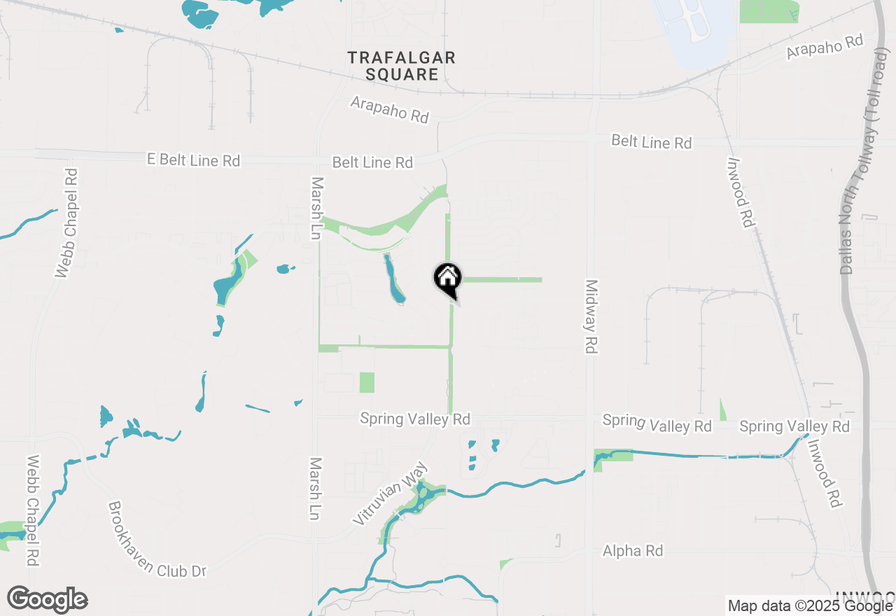 Map of 14636 Waterview Circle, Addison, TX 75001