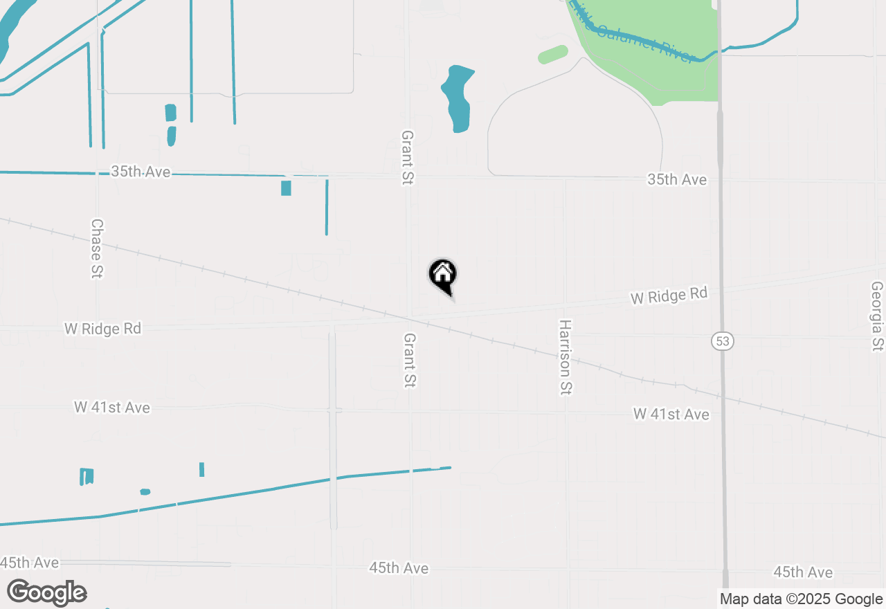 Map of 3816 Lincoln Street, Gary, IN 46408