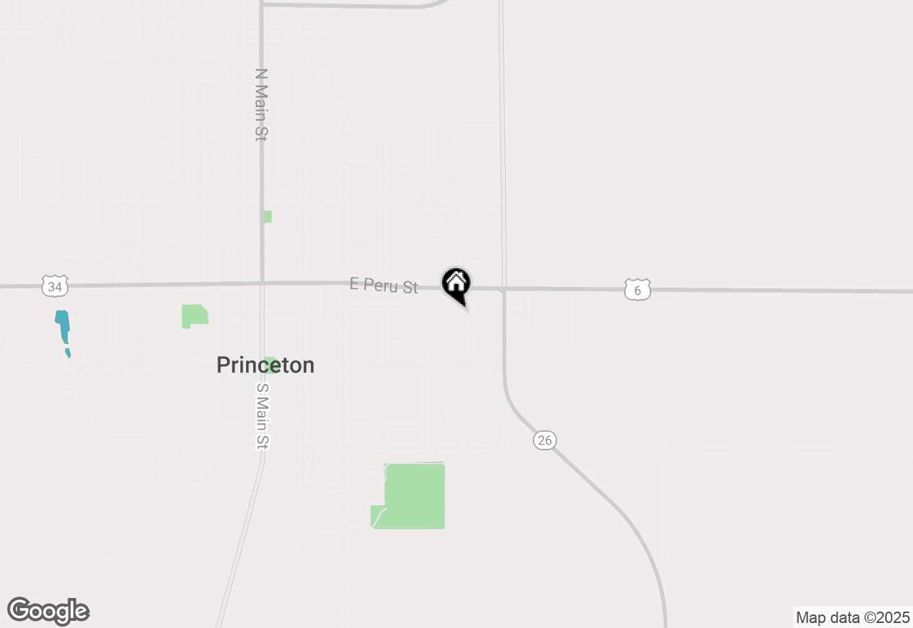 Map of 647 Erickson Drive, Princeton, IL 61356