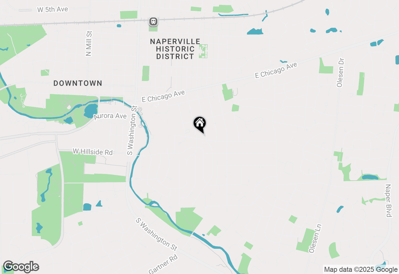 Map of 460 S Sleight Street, Naperville, IL 60540