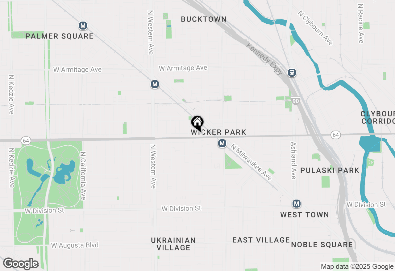 Map of 2130 W North Avenue #208, Chicago, IL 60647