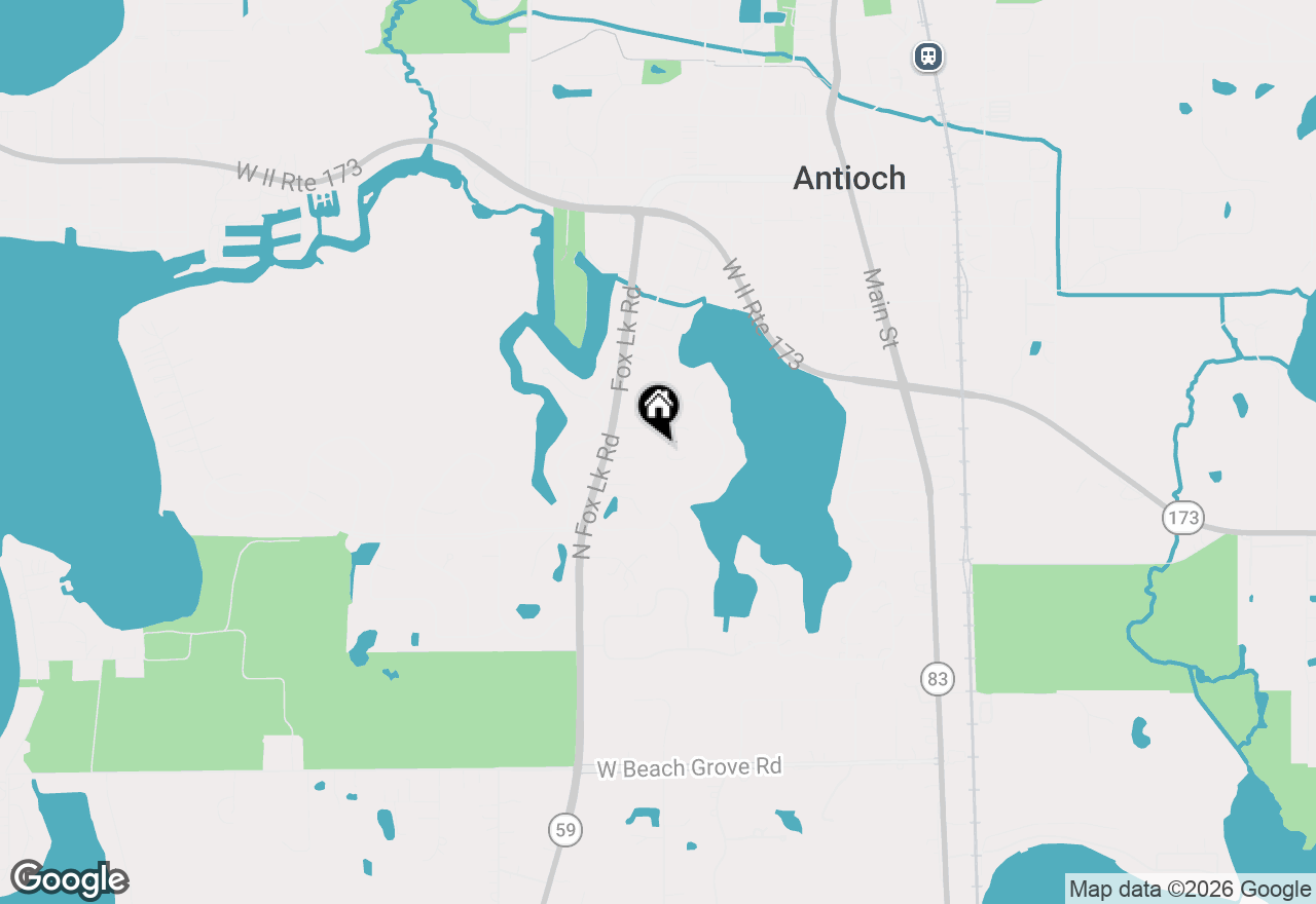 Map of 612 Edelweiss Drive, Antioch, IL 60002