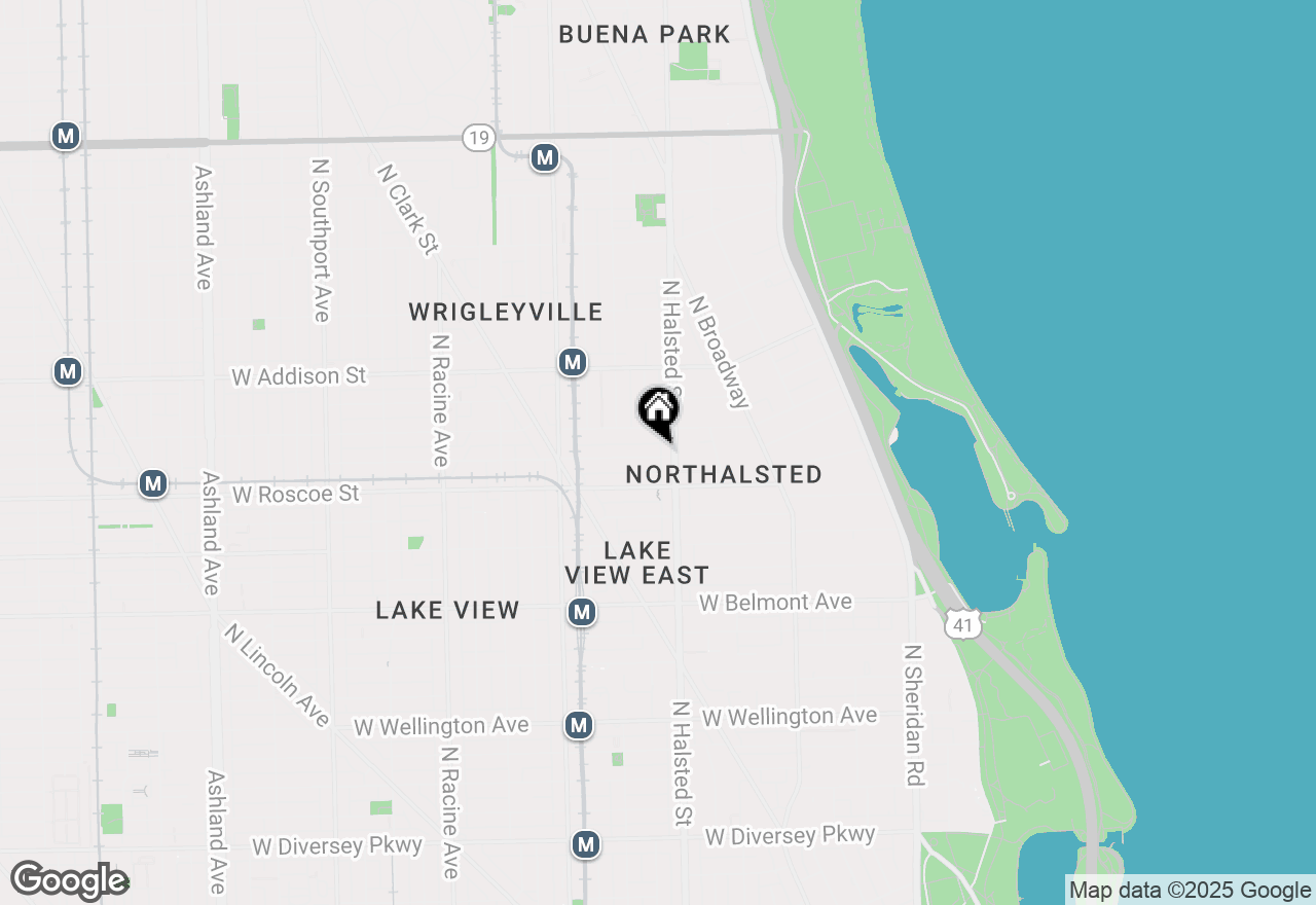 Map of 814 W Newport Avenue #3, Chicago, IL 60657