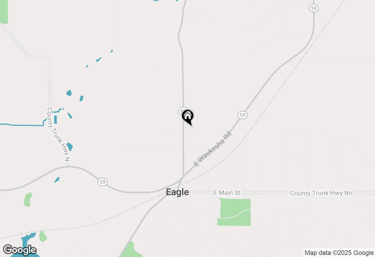 Map of 548 Kettle Moraine Dr, Eagle, WI 53119