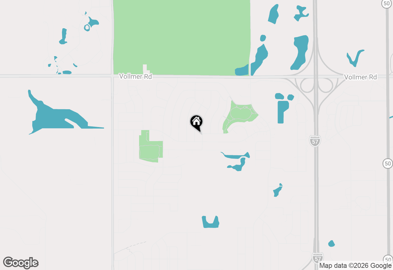 Map of 225 Oakhurst Road, Matteson, IL 60443