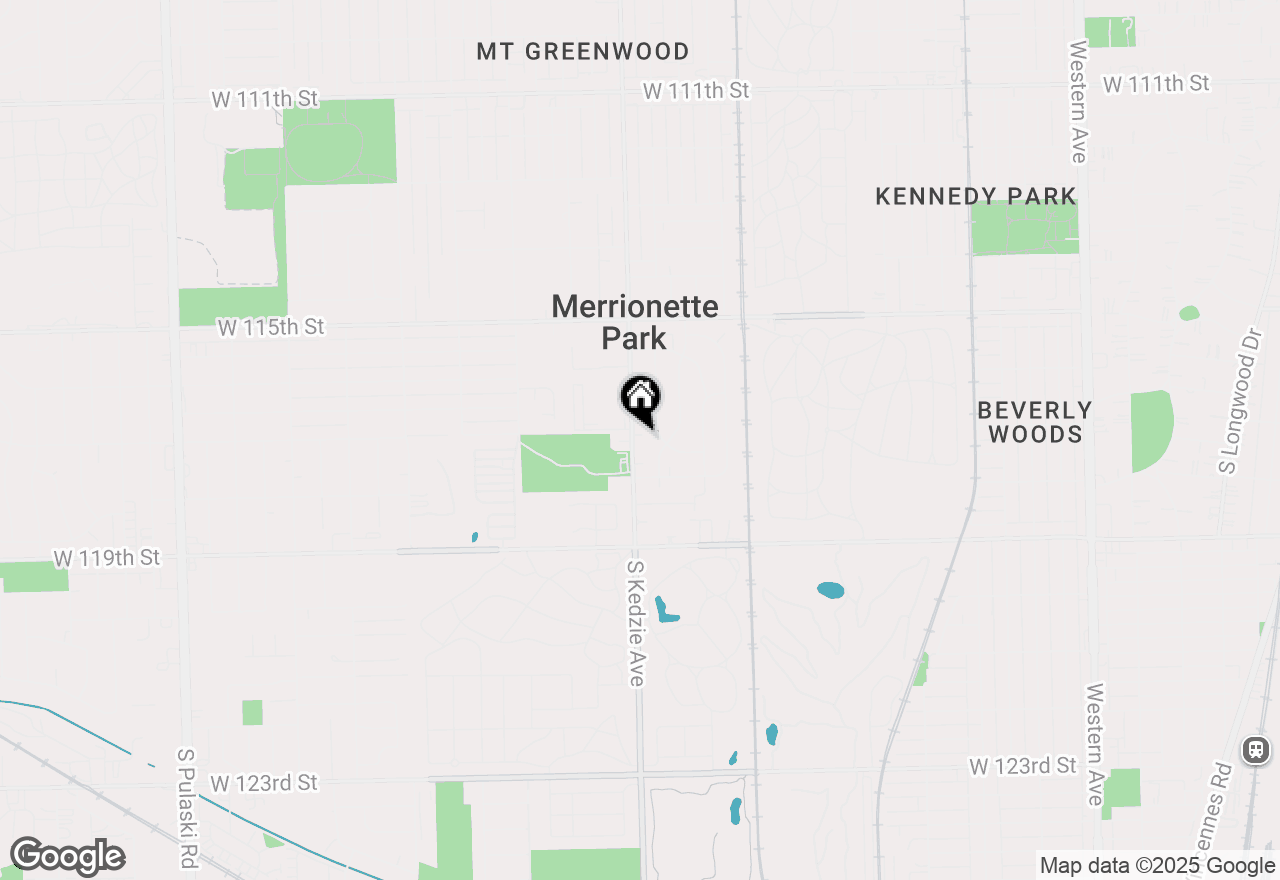 Map of 11709 S Kedzie Avenue, Merrionette Park, IL 60803