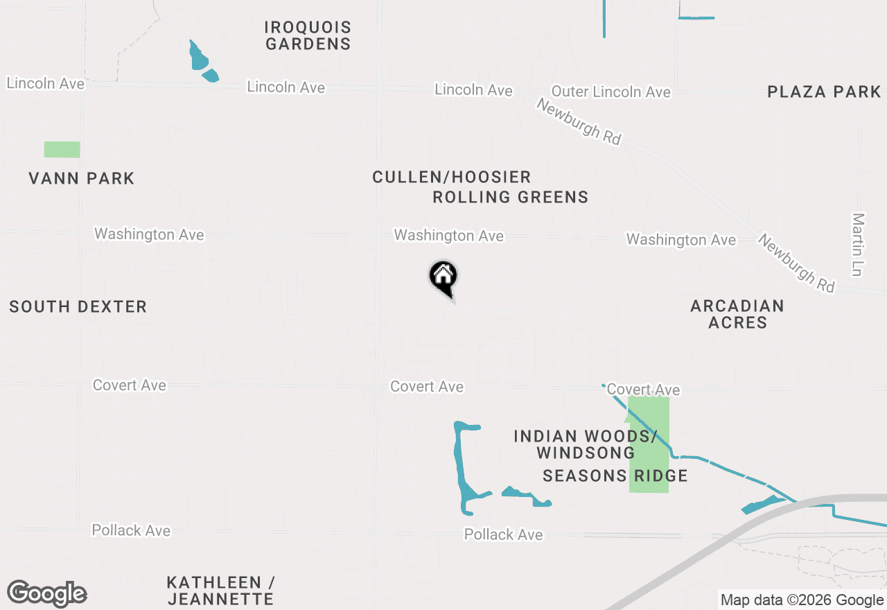 Map of 1100 Erie Avenue #310, Evansville, IN 47715