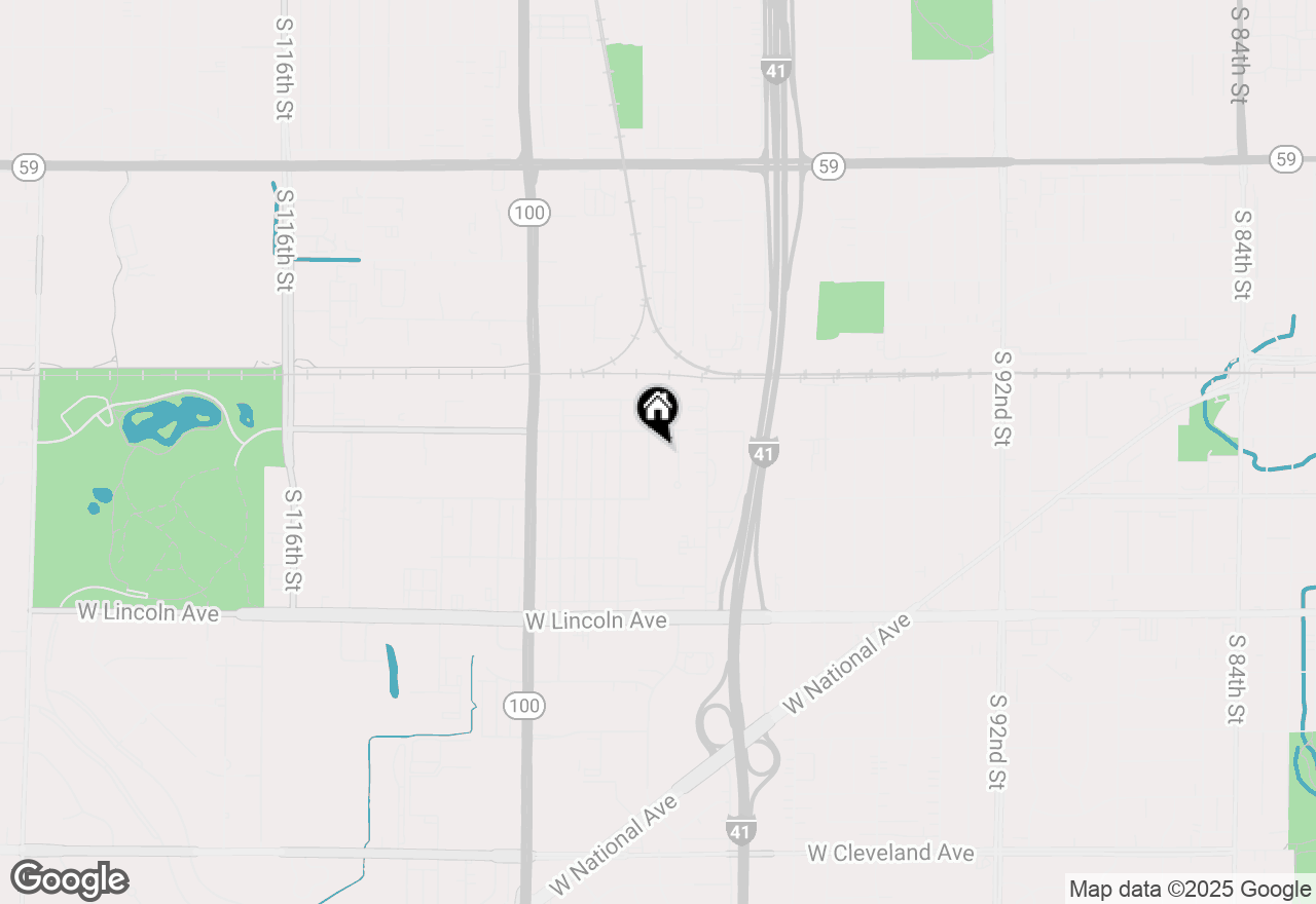 Map of 2024 S 104th St, West Allis, WI 53227