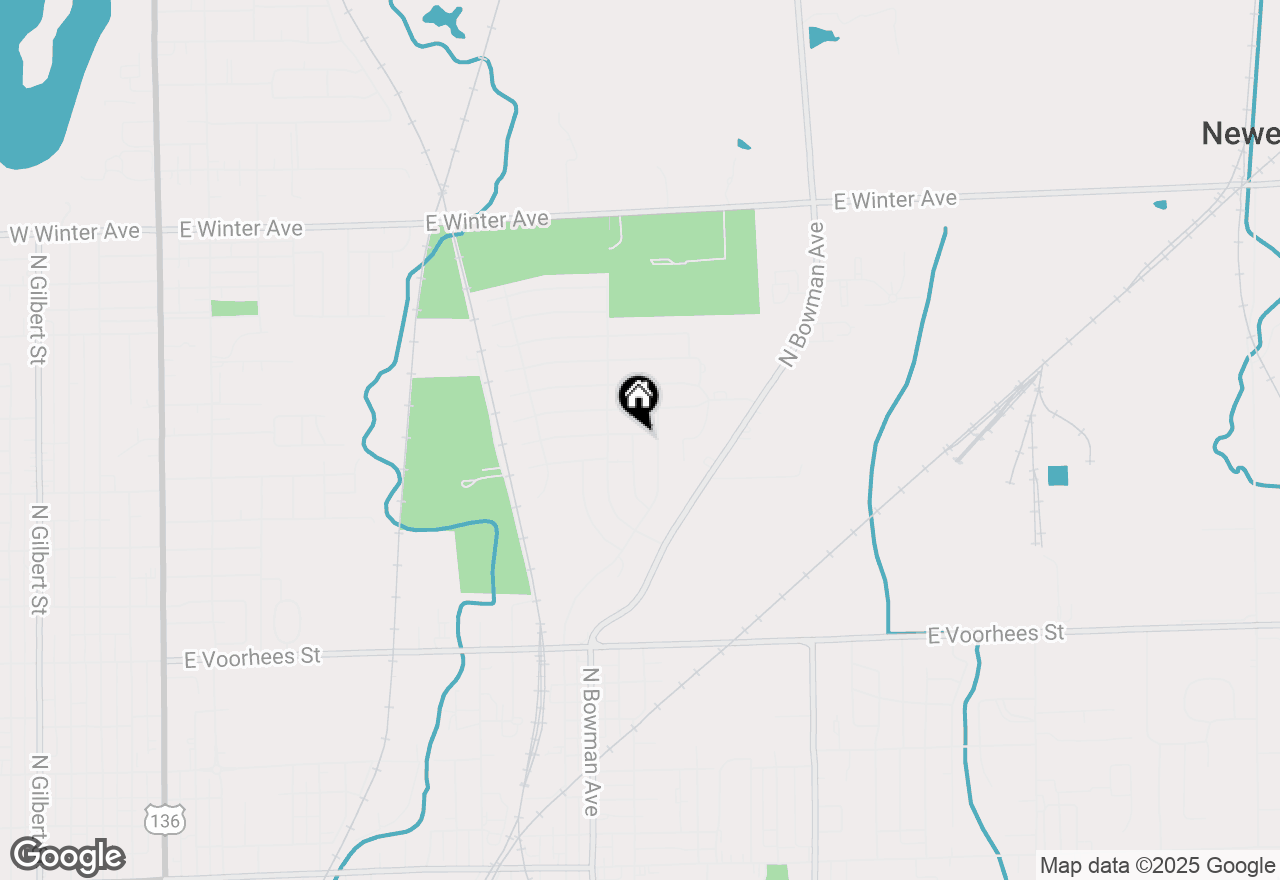 Map of 1010 Knollcrest Drive, Danville, IL 61832