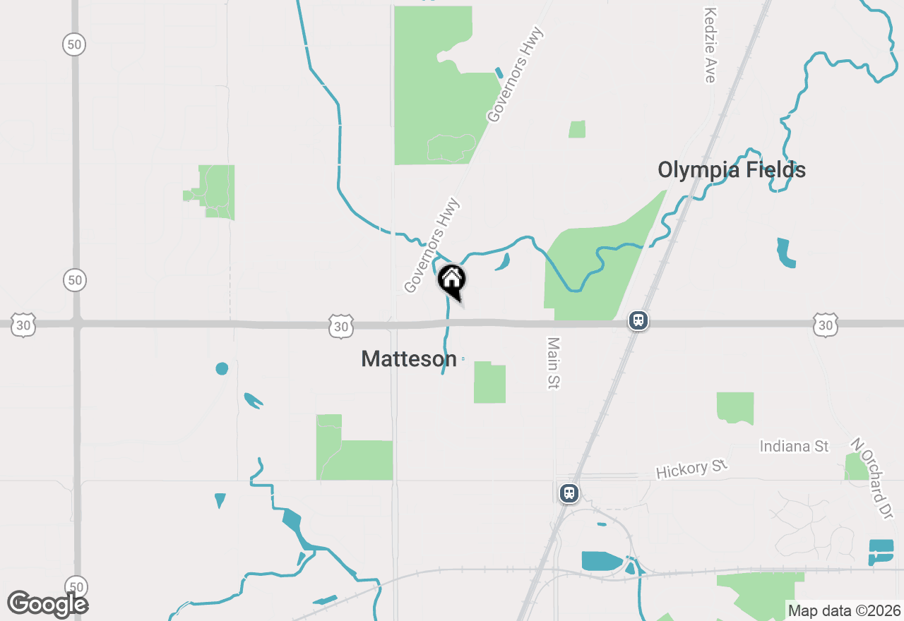 Map of 1034 Pine Avenue, Olympia Fields, IL 60461