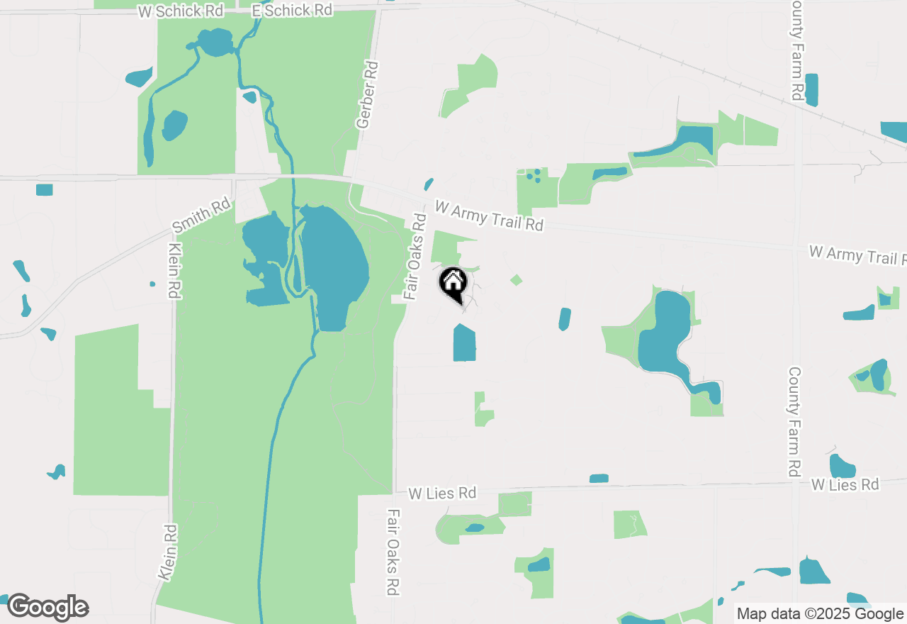 Map of 1402 Walnut Circle, Carol Stream, IL 60188