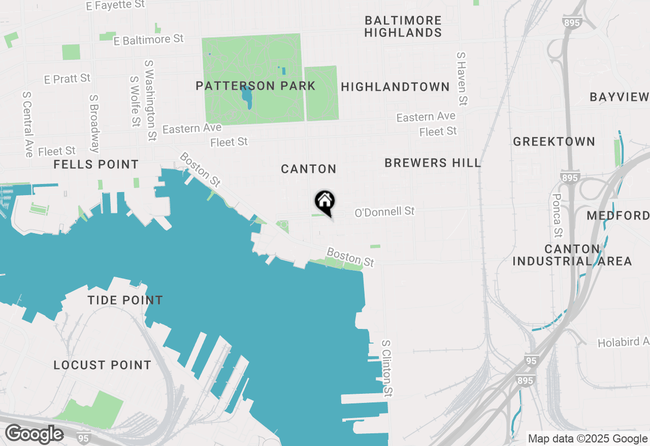 Map of 1116 S Potomac Street, Baltimore, MD 21224