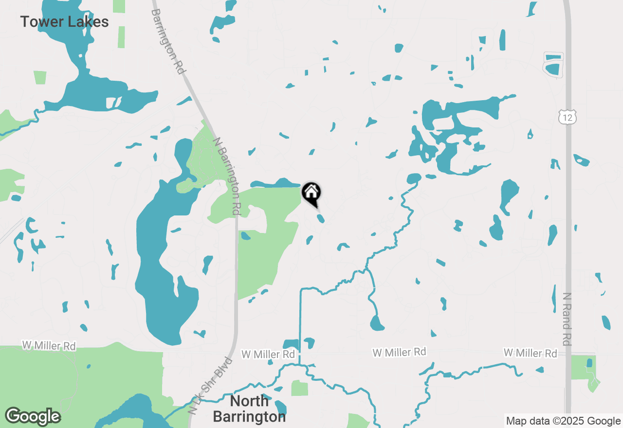 Map of 74 Bexley Court, North Barrington, IL 60010