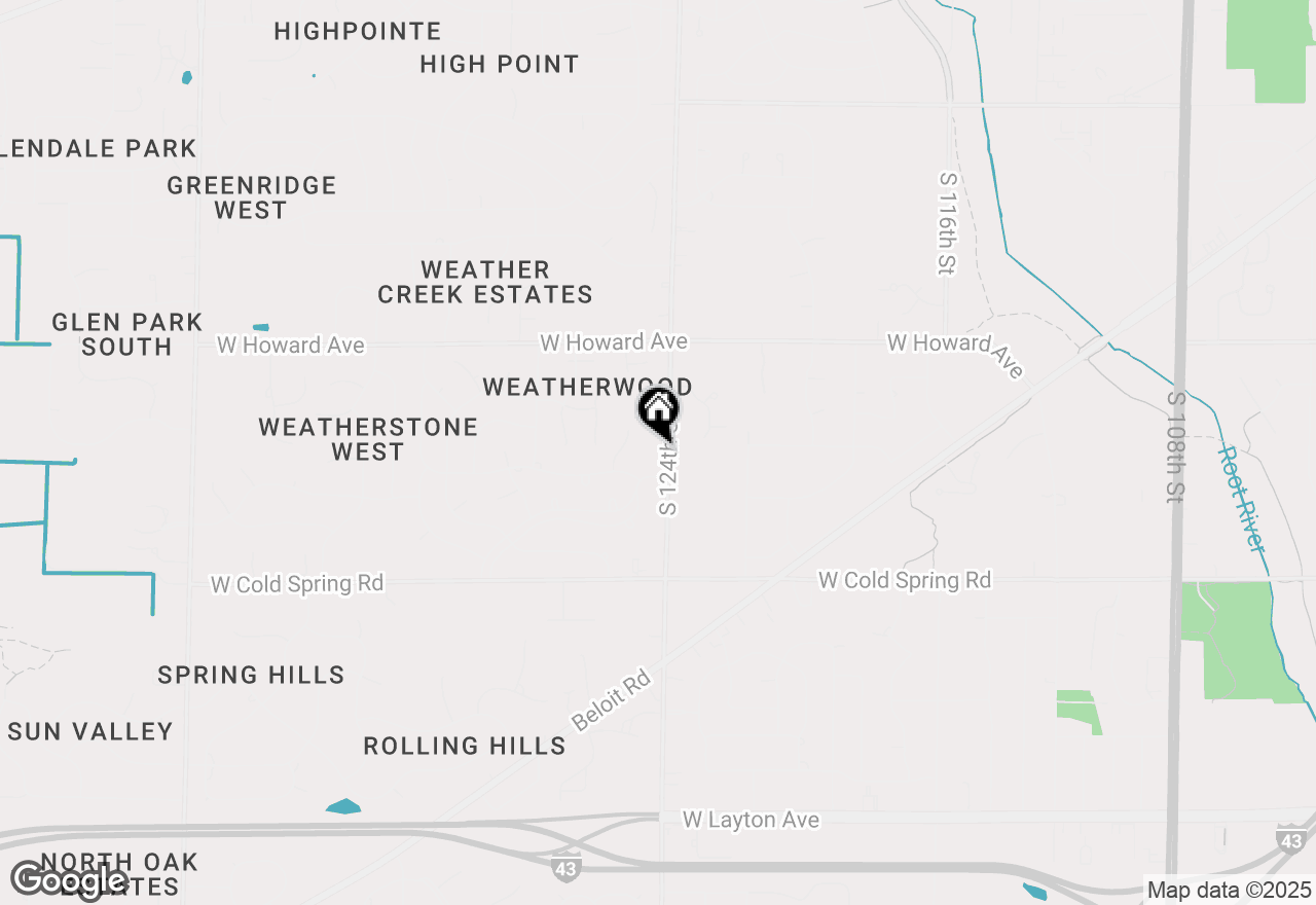 Map of 4075 S 124th St, New Berlin, WI 53228