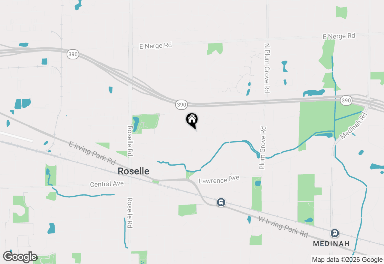 Map of 321 Ambleside Drive, Roselle, IL 60172