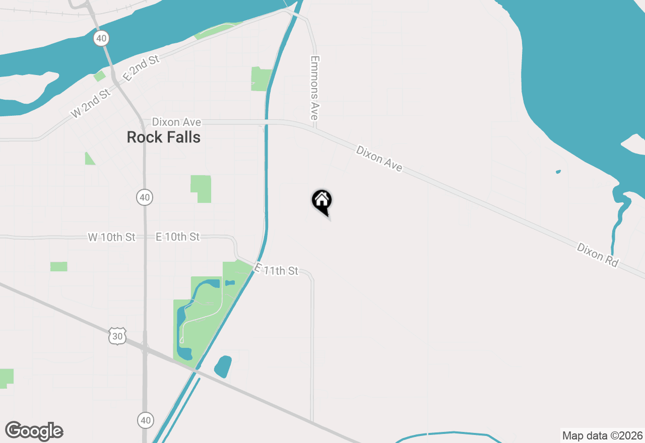 Map of 903 Wiker Drive, Rock Falls, IL 61071