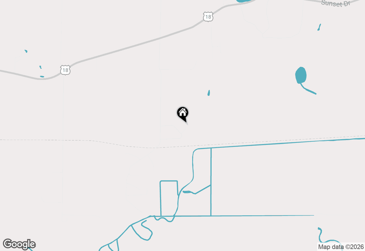 Map of W136 Court Kathleen St, Sullivan, WI 53178