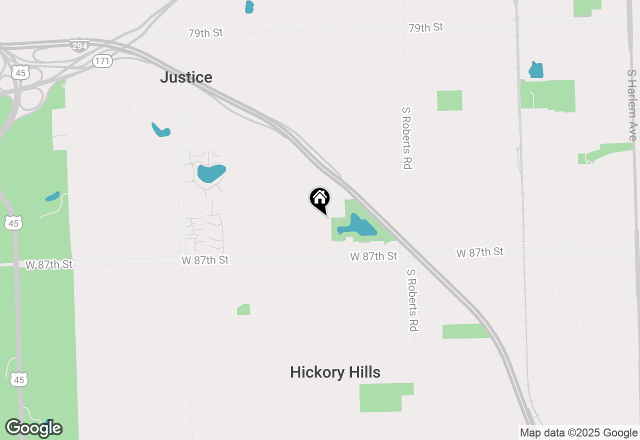 Map of 8564 83rd Avenue, Hickory Hills, IL 60457