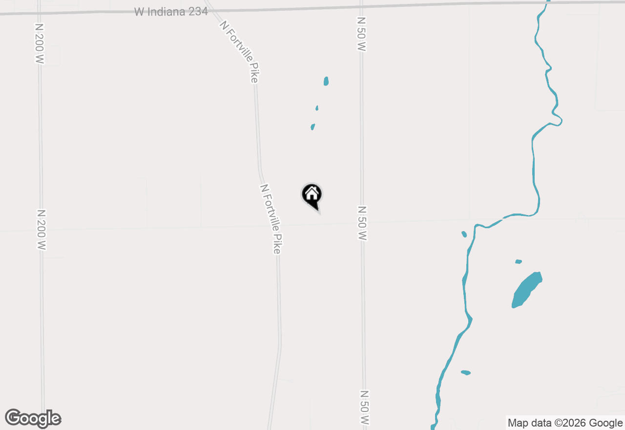 Map of 732 W 700 N, Fortville, IN 46040