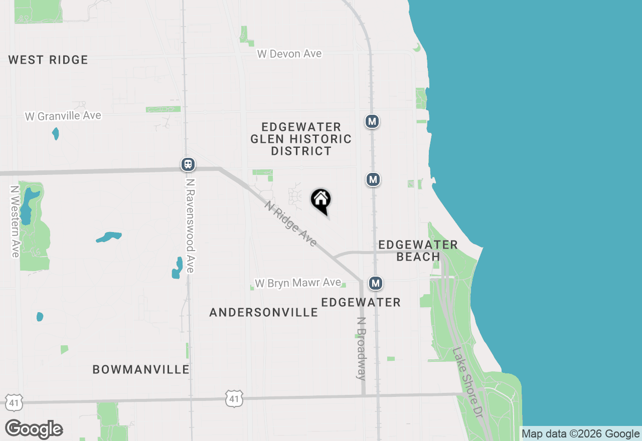 Map of 5826 N Wayne Avenue #1, Chicago, IL 60660