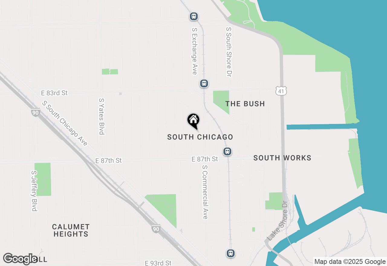 Map of 8528 S Exchange Avenue, Chicago, IL 60617