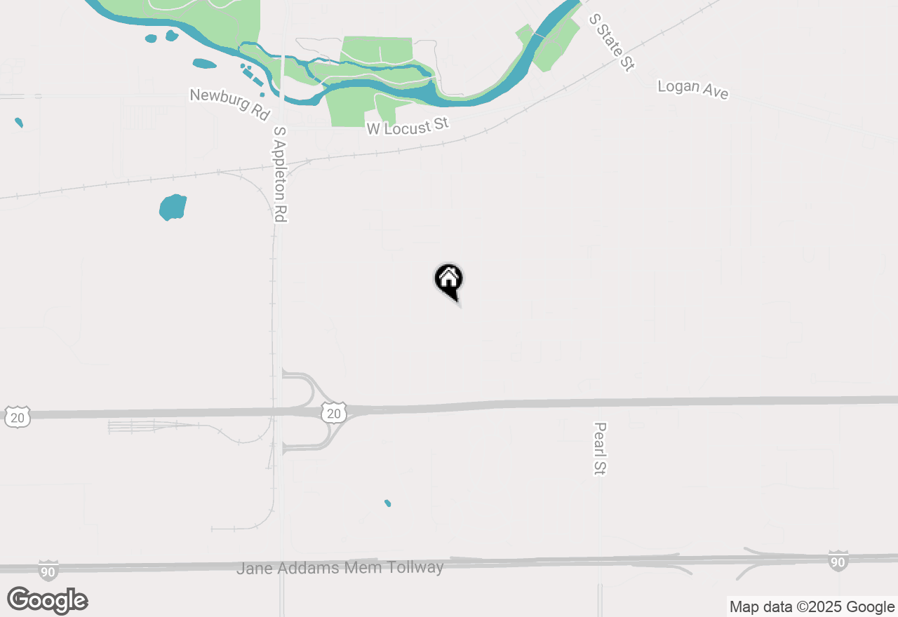 Map of 1516 9th Avenue, Belvidere, IL 61008