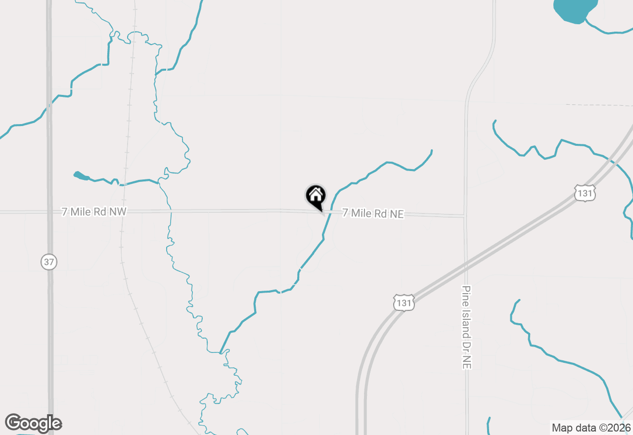 Map of 86 7 Mile Road Ne, Comstock Park, MI 49321