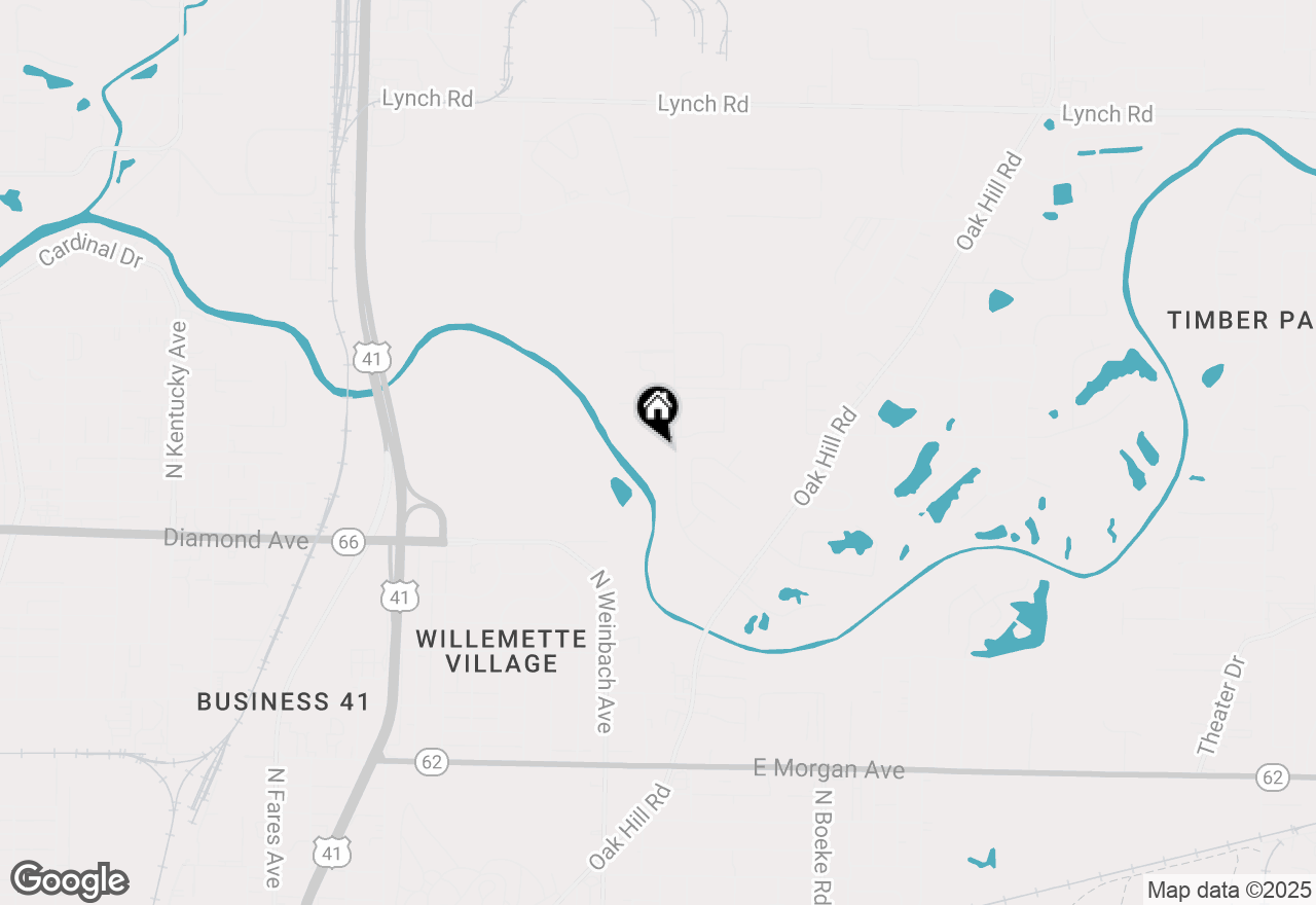 Map of 2044 Briar Meadows Drive #1, Evansville, IN 47711