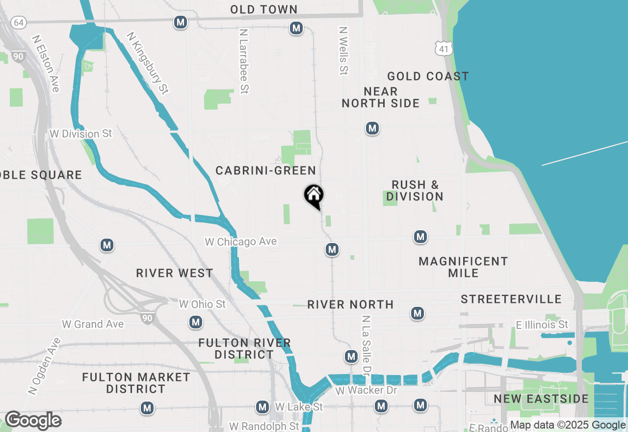 Map of 848 N Orleans Street, Chicago, IL 60610