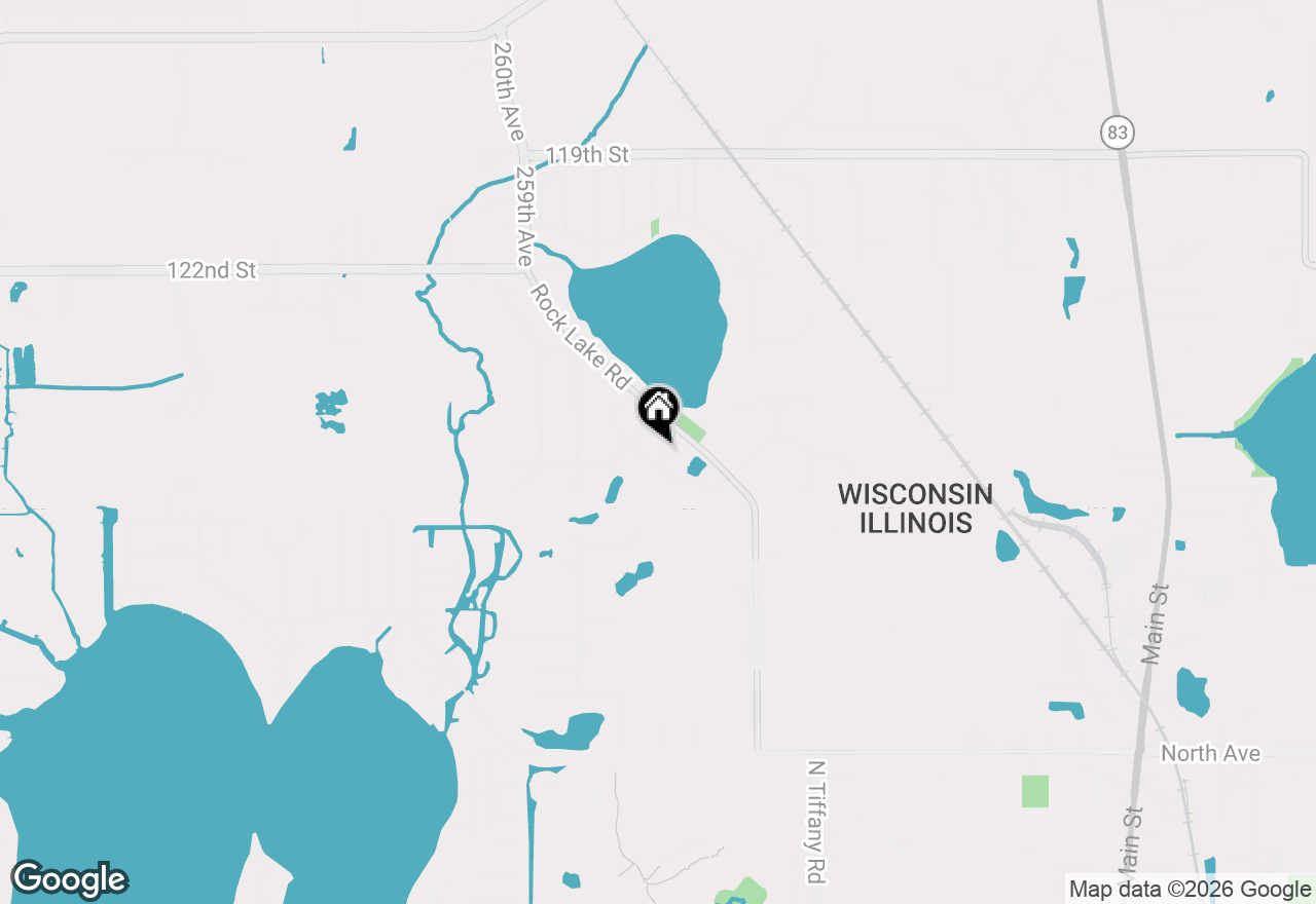 Map of 12650 254th Ct, Trevor, WI 53179