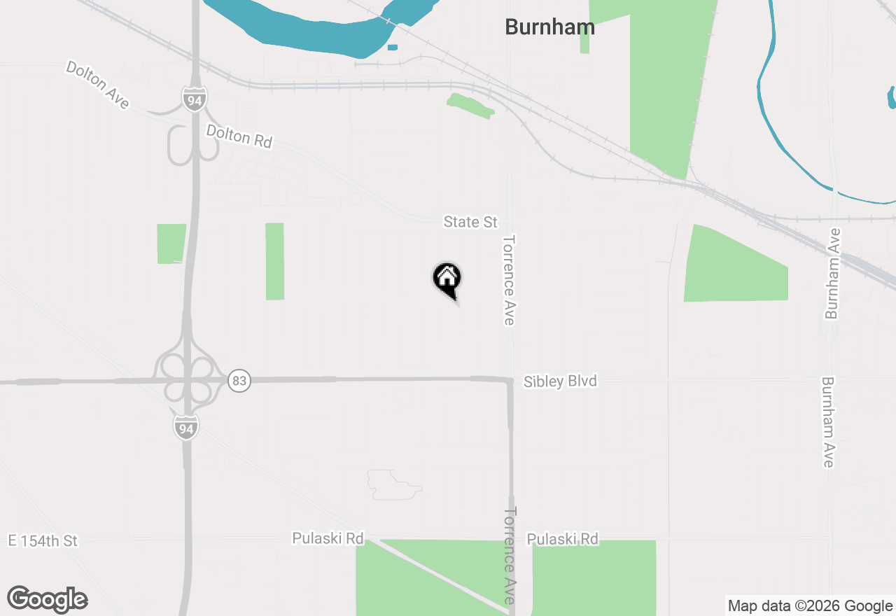 Map of 380 Bensley Avenue, Calumet City, IL 60409