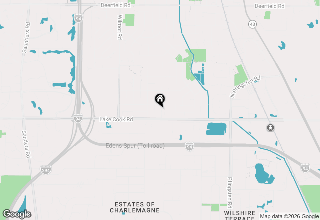 Map of 40 Fairview Avenue, Deerfield, IL 60015