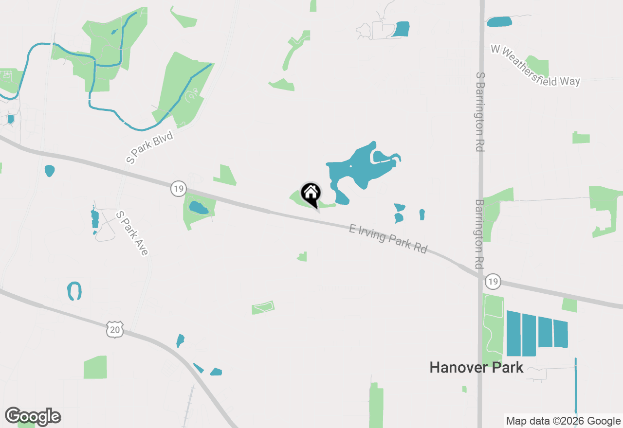 Map of 908 E Irving Park Road, Streamwood, IL 60107