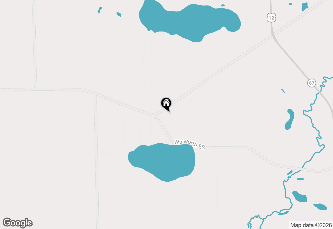 Map of N6637 Juniper Rd, Elkhorn, WI 53121