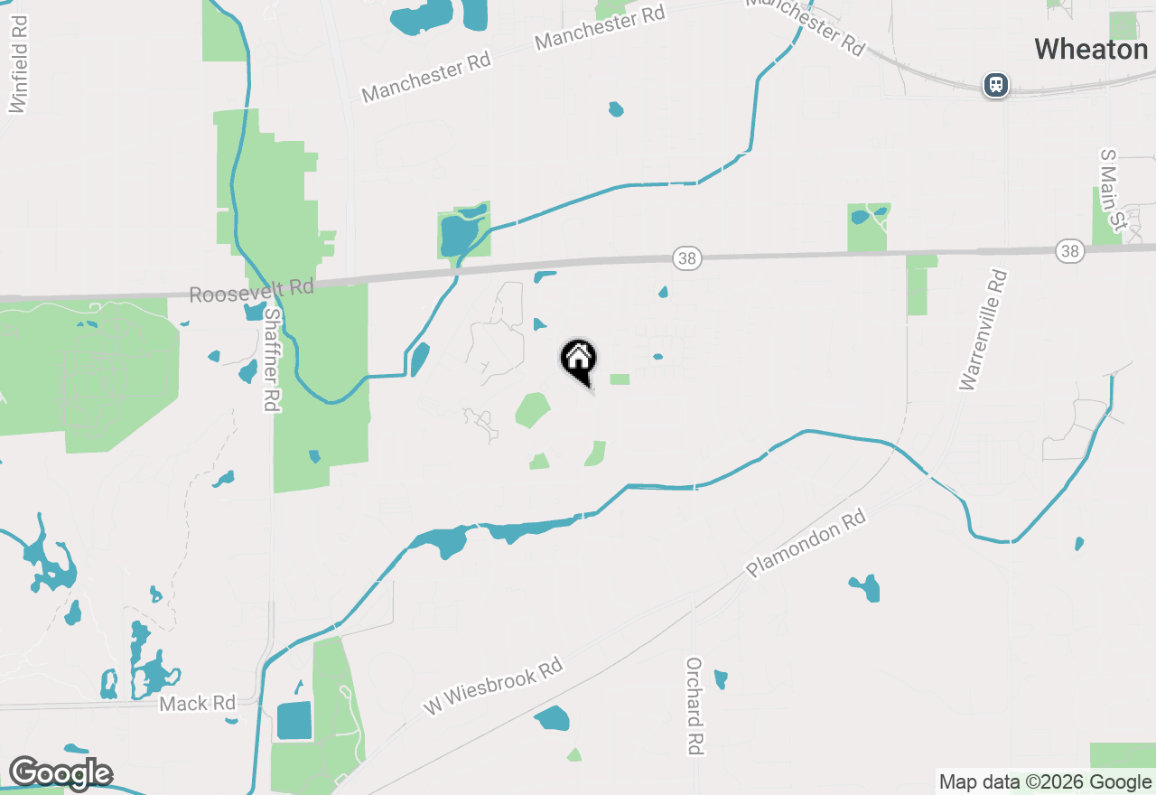 Map of 1092 Wexford Court #1092, Wheaton, IL 60189