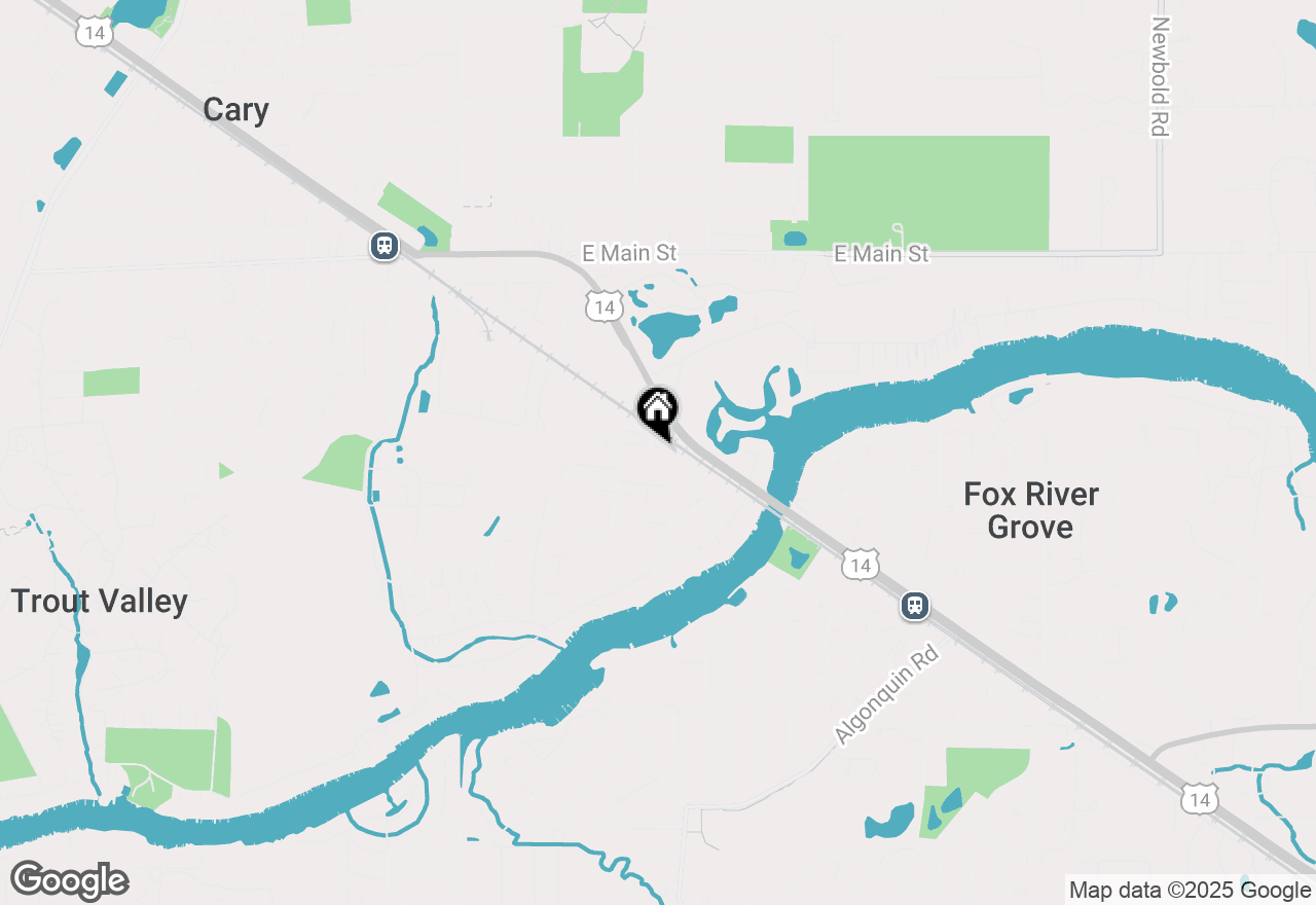 Map of (Address confidential), Cary, Illinois 60013