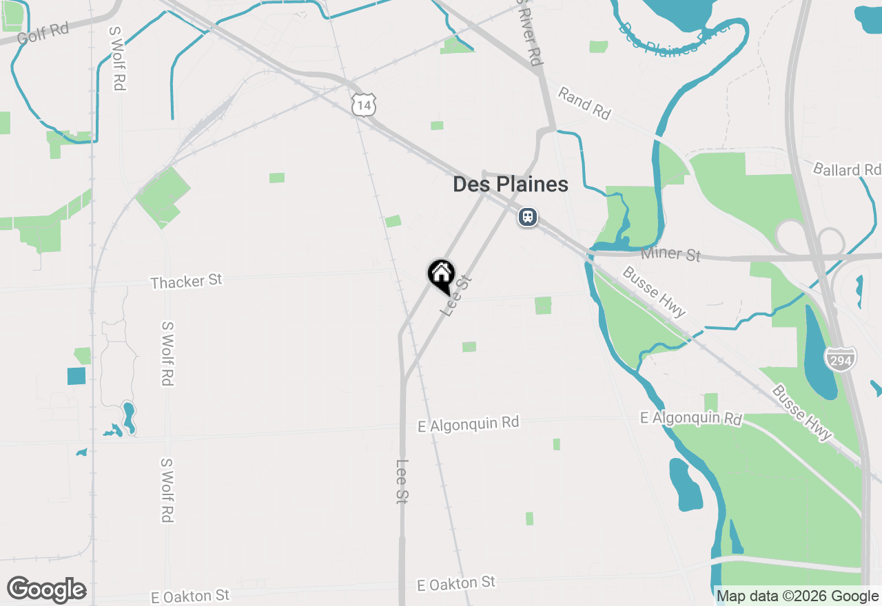 Map of 900 Lee Street #202, Des Plaines, IL 60016