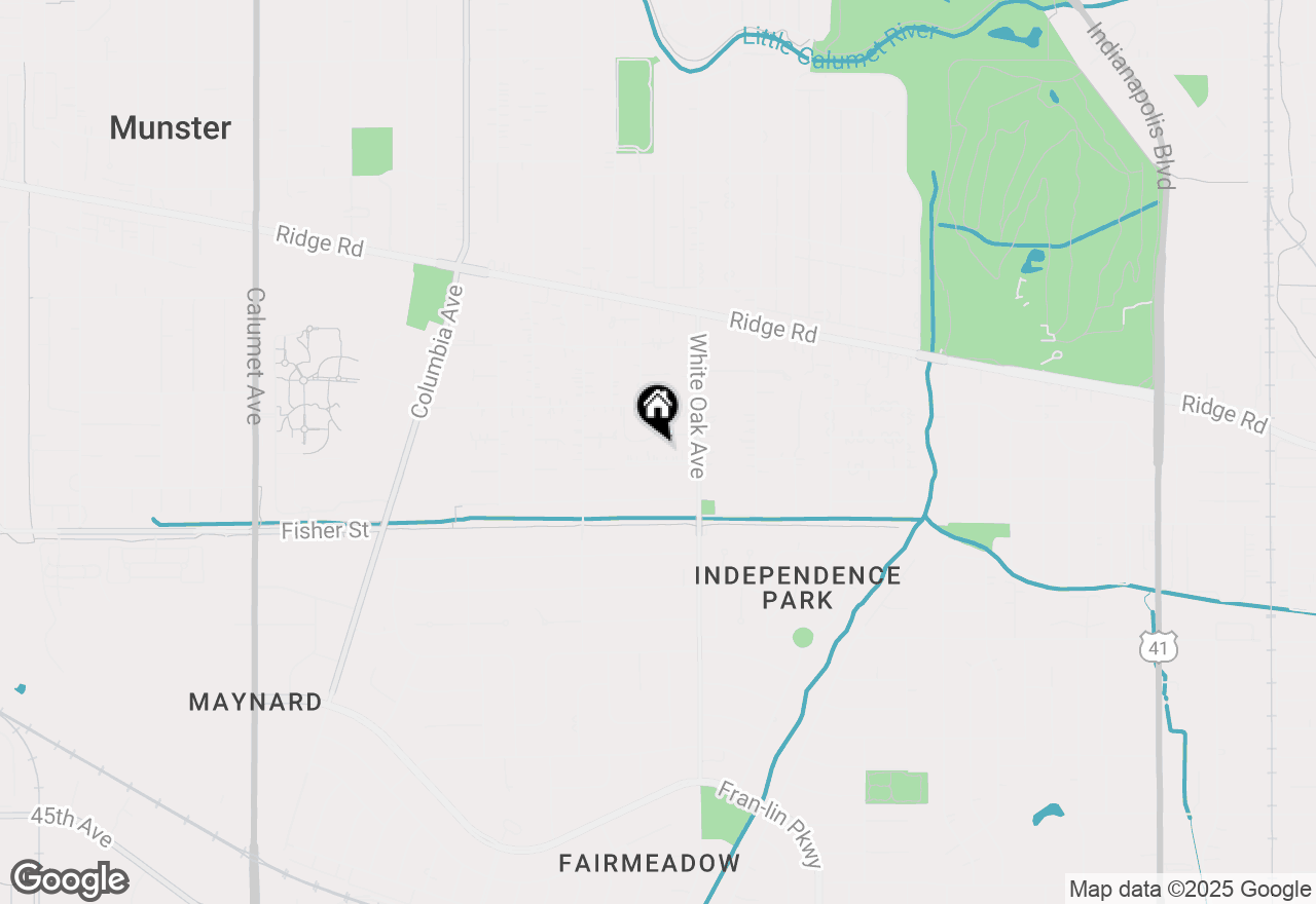 Map of 1513 Janice Lane, Munster, IN 46321