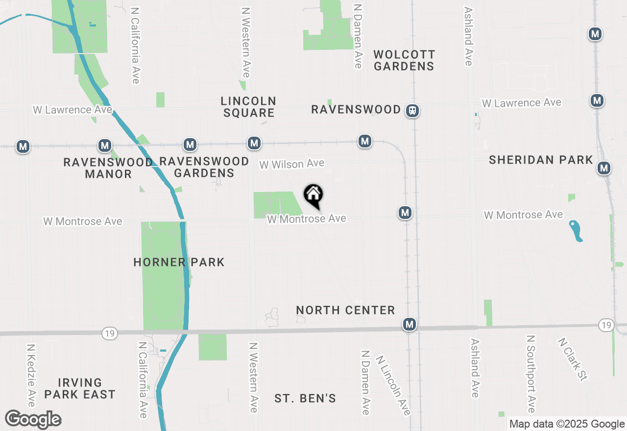 Map of 2144 W Montrose Avenue #2, Chicago, IL 60618